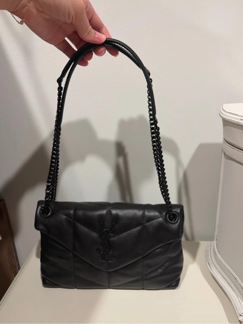 Black Quilted Purse - Picture 3 of 4